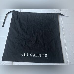 ALL SAINTS Large Black Dust Bag